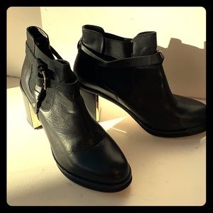 Top Shop Buckle Boot with great gold detail!